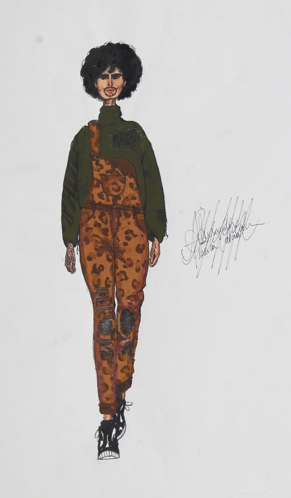 Desenho de moda de Alexsander P. Cabral