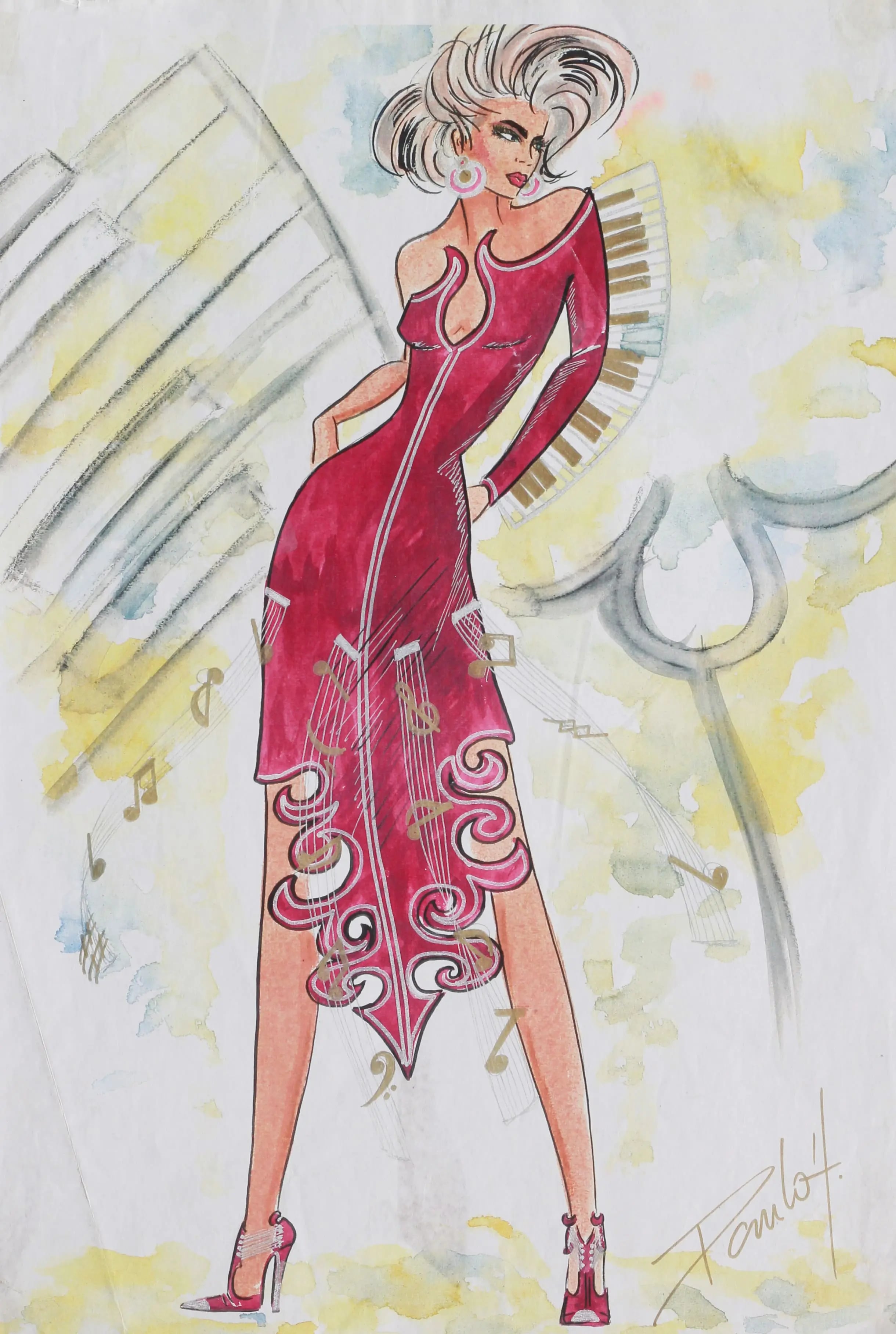 Desenho de moda de Danilo T.
