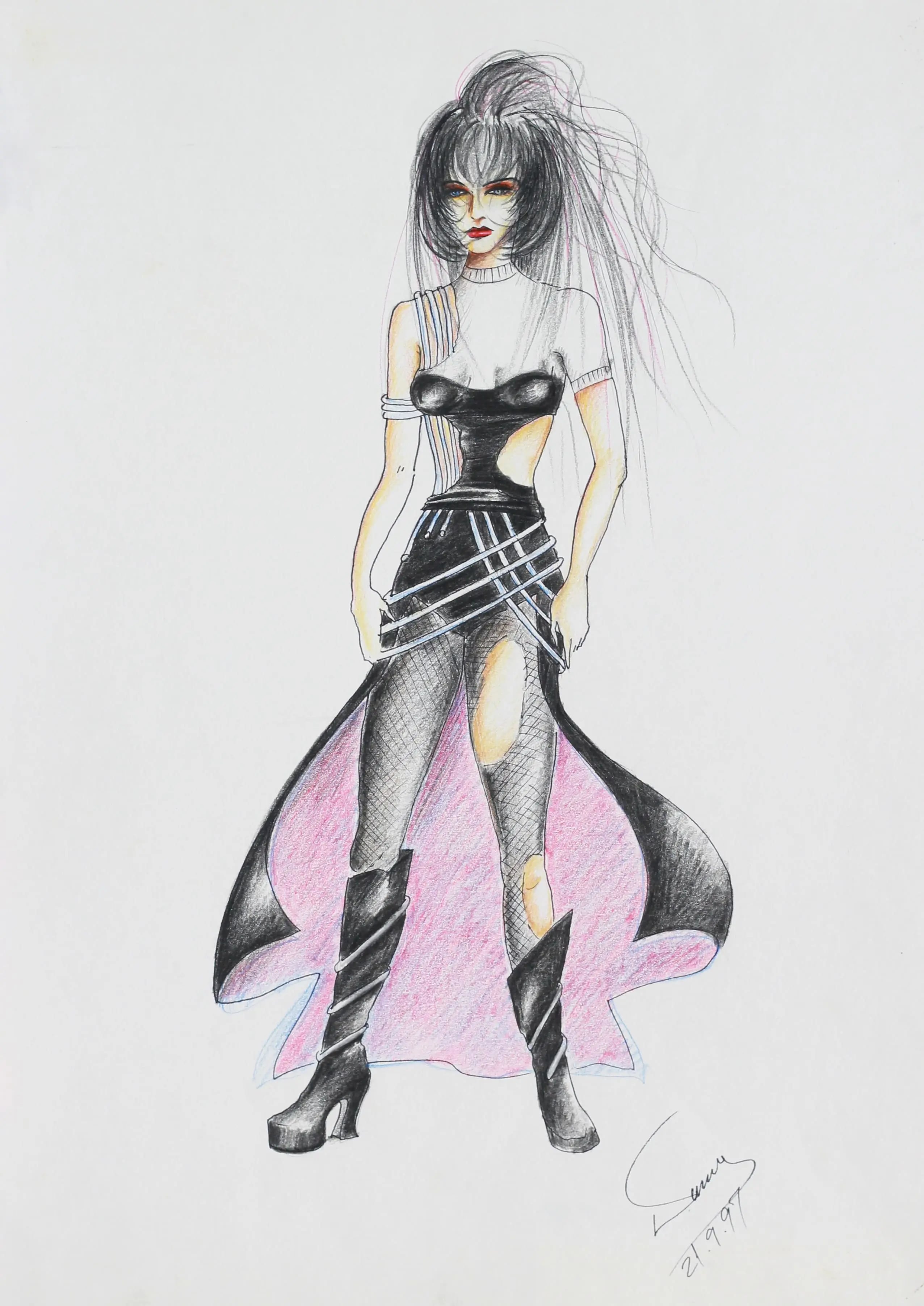 Desenho de moda de Nancy Yamaguchi