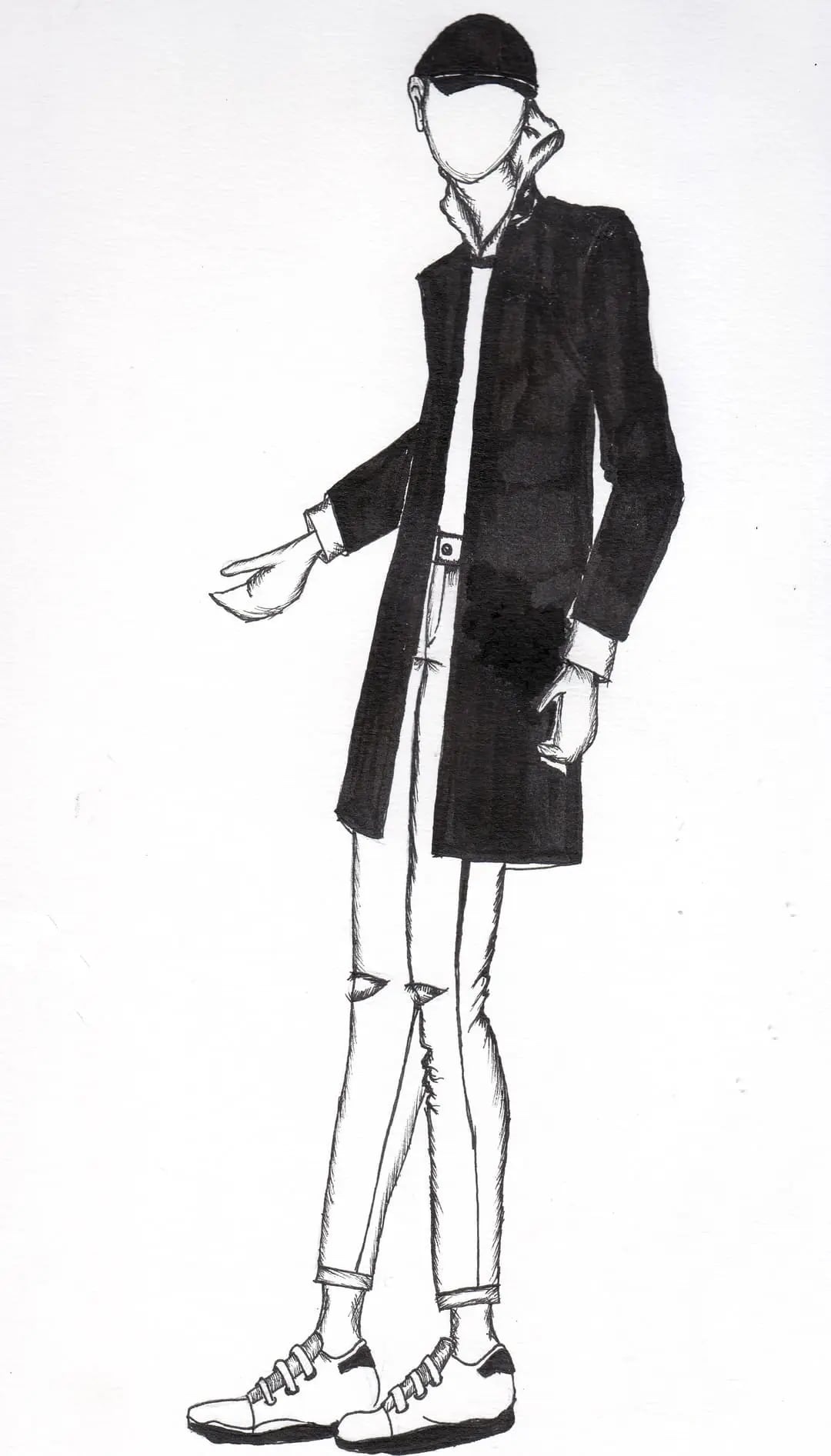 Desenho de moda de Nicoloza Sanches