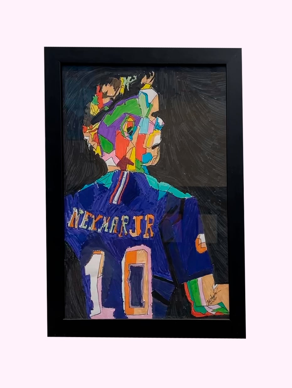 Obra de arte criada por aluno do curso Kids e Teens - 1