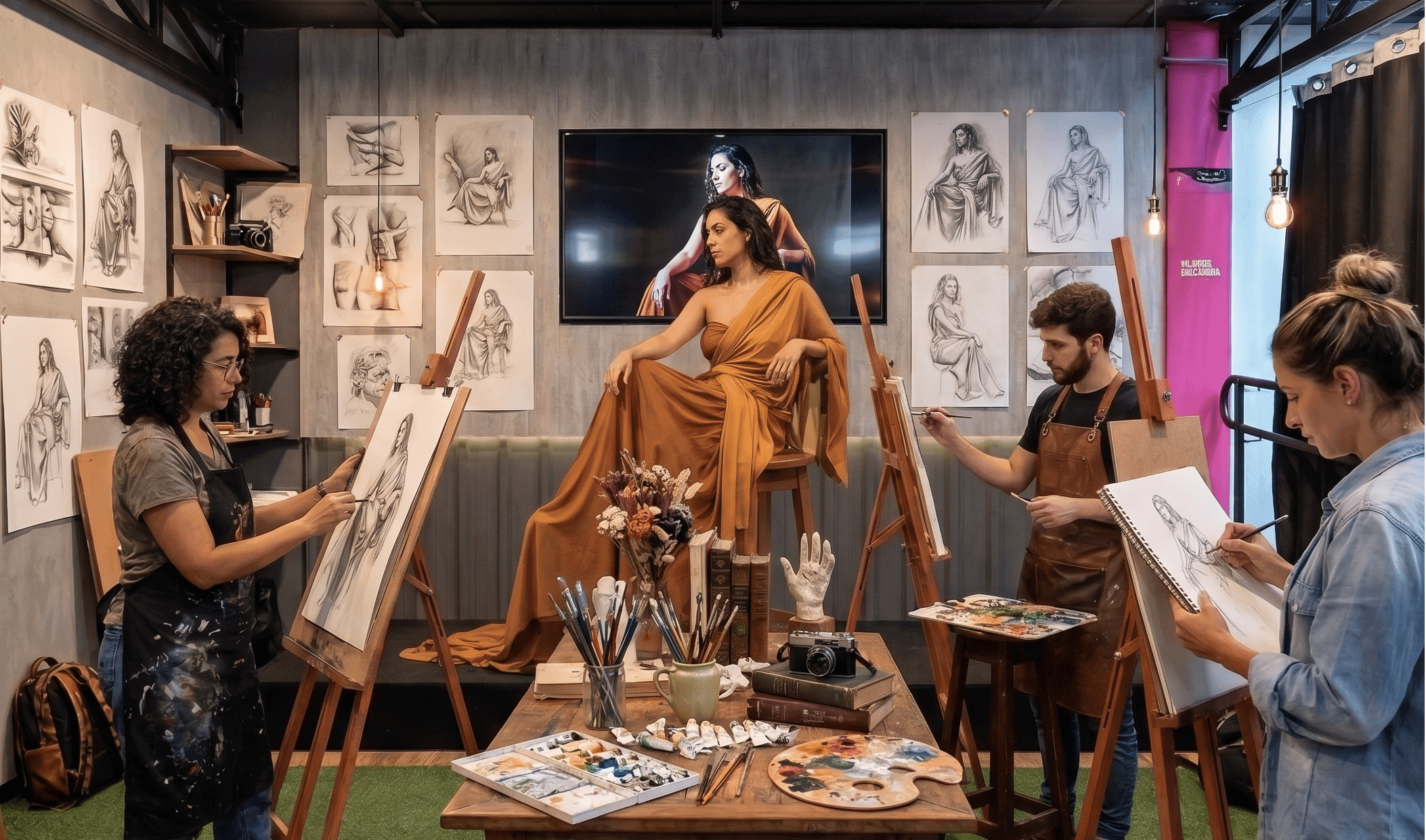 Curso de Férias: Desenho com Modelo Vivo 1ª Edição