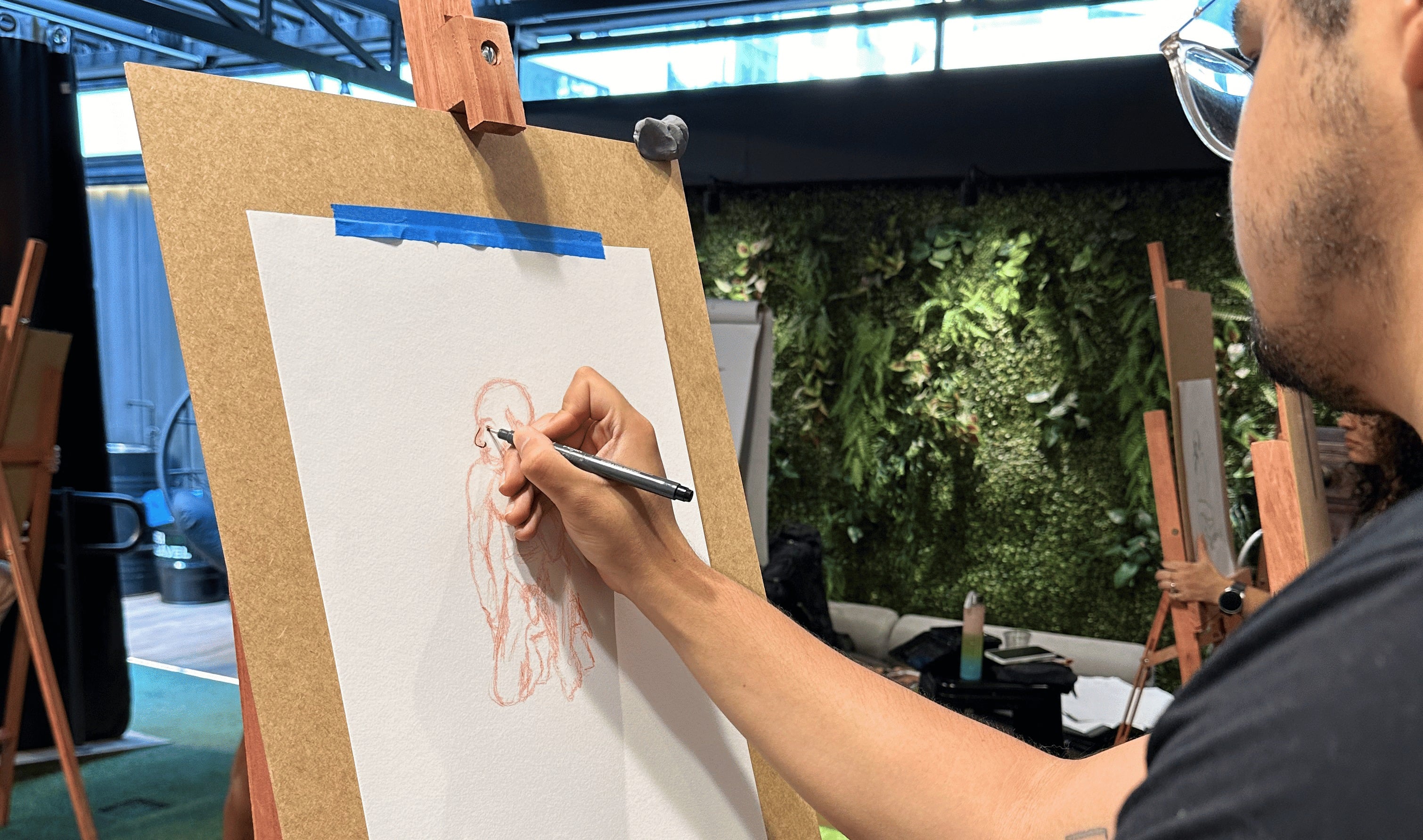 Olhar e Proporção: Workshop Técnico de Desenho com Modelo Vivo - 4ª Edição