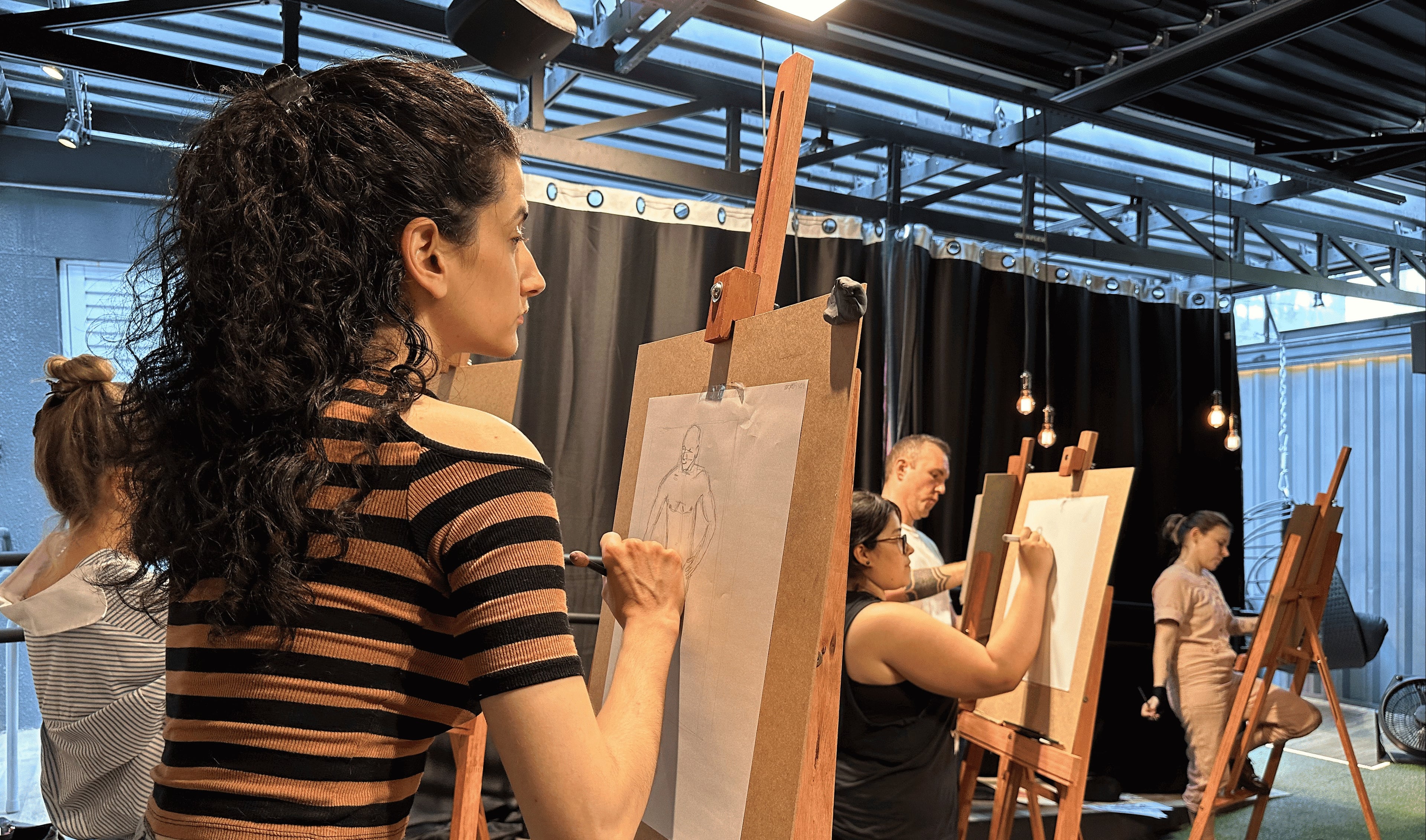 Olhar e Proporção: Workshop Técnico de Desenho com Modelo Vivo - 3ª Edição