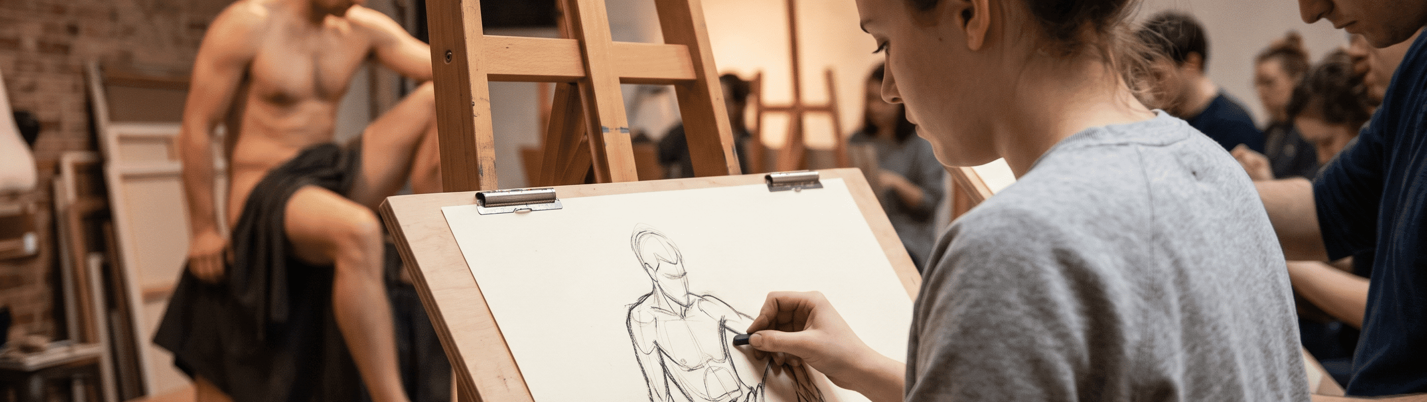 Olhar e Proporção: Workshop Técnico de Desenho com Modelo Vivo - 3ª Edição