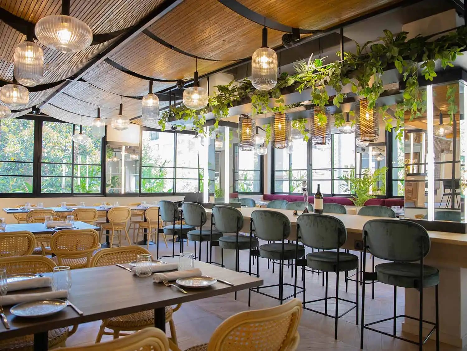 Design de um restaurante mediterranês