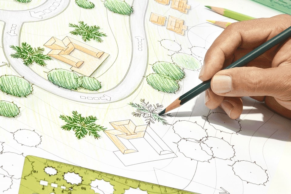 Desenho de Vegetação em Arquitetura e Urbanismo